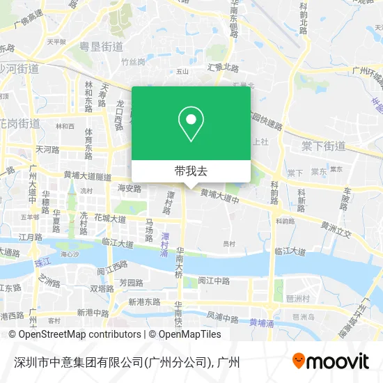 深圳市中意集团有限公司(广州分公司)地图