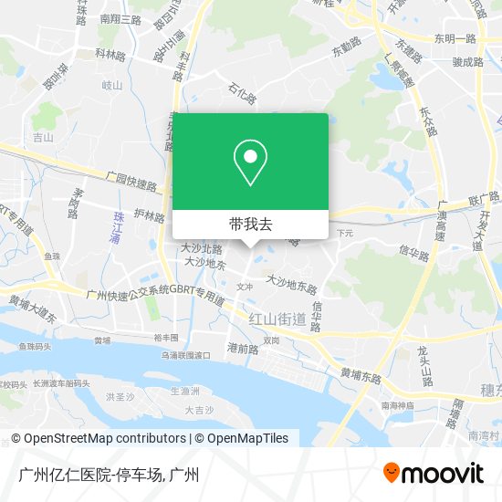 广州亿仁医院-停车场地图