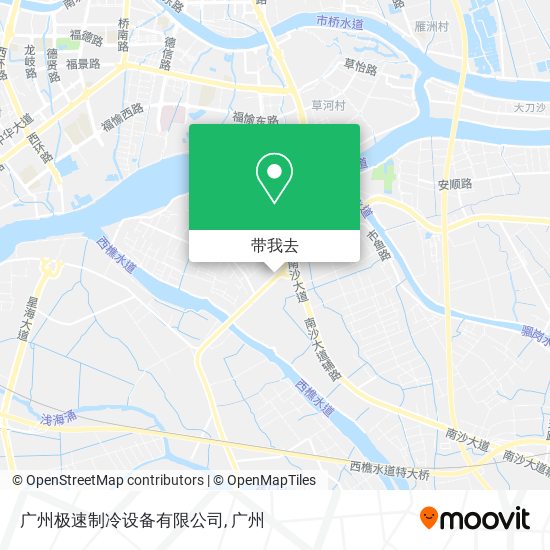 广州极速制冷设备有限公司地图
