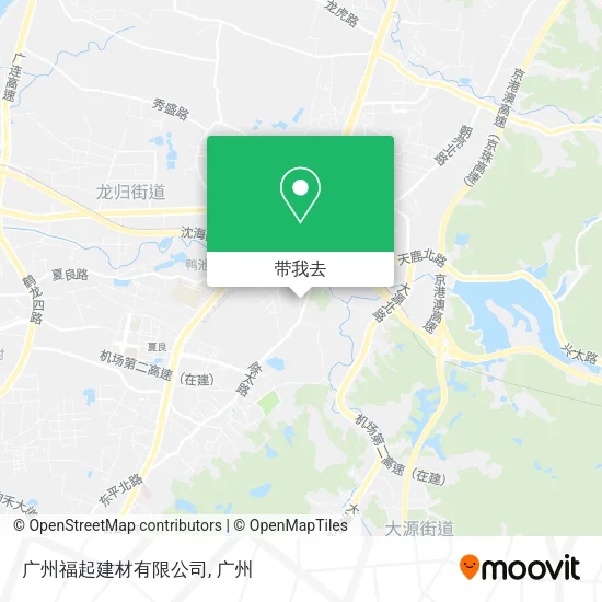 广州福起建材有限公司地图