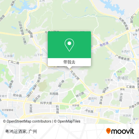 粤鸿运酒家地图
