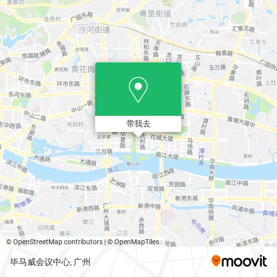毕马威会议中心地图