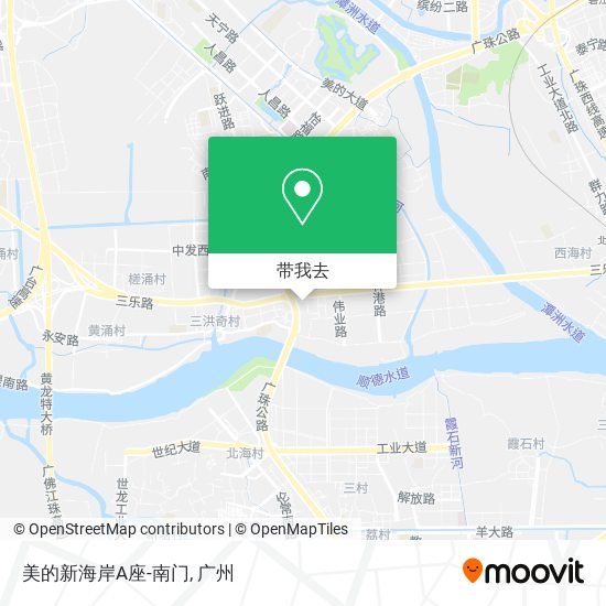 美的新海岸A座-南门地图