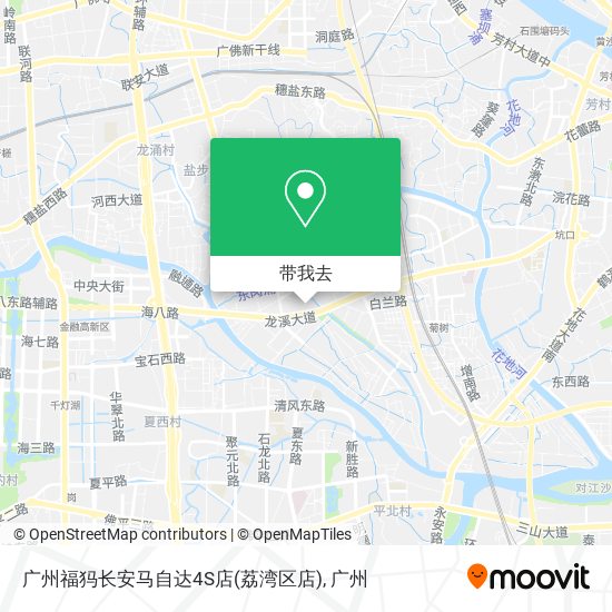 广州福犸长安马自达4S店(荔湾区店)地图