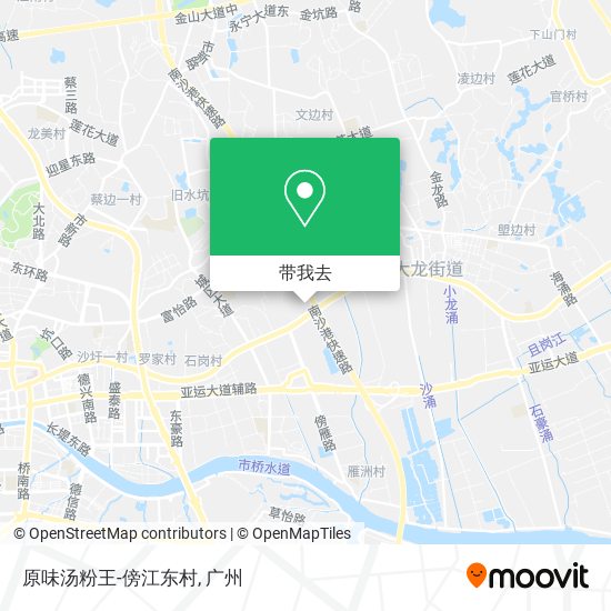 原味汤粉王-傍江东村地图