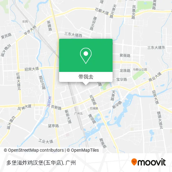 多堡滋炸鸡汉堡(五华店)地图