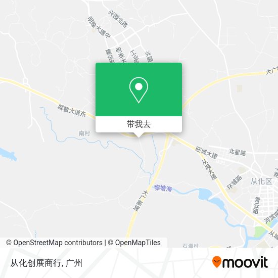 从化创展商行地图