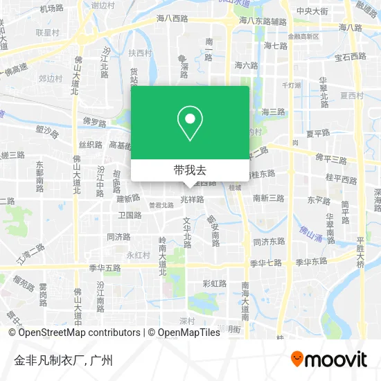 金非凡制衣厂地图