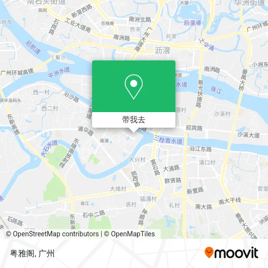 粤雅阁地图