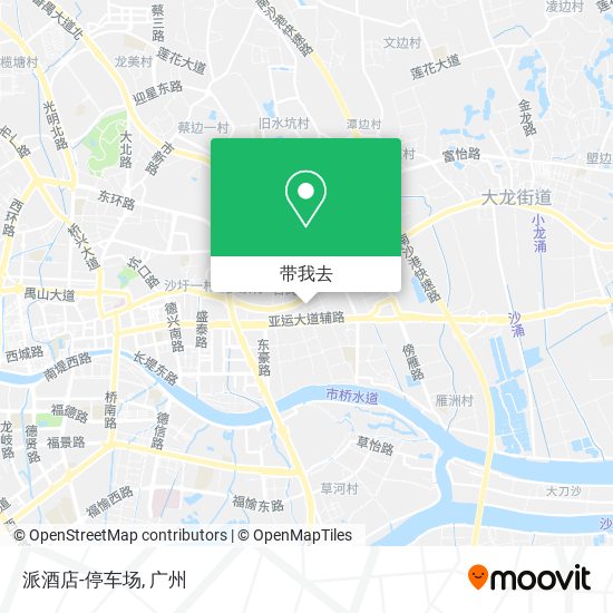 派酒店-停车场地图