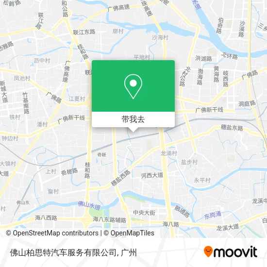佛山柏思特汽车服务有限公司地图