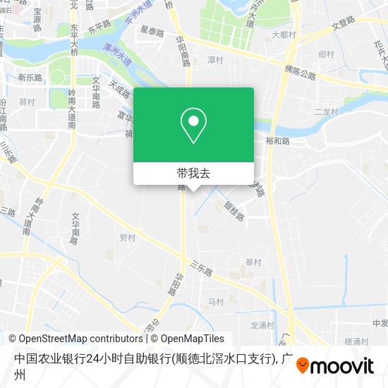 中国农业银行24小时自助银行(顺德北滘水口支行)地图