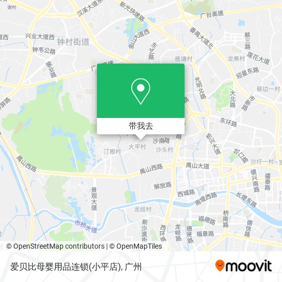 爱贝比母婴用品连锁(小平店)地图
