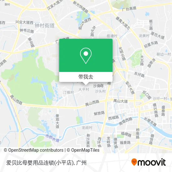 爱贝比母婴用品连锁(小平店)地图