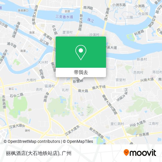 丽枫酒店(大石地铁站店)地图