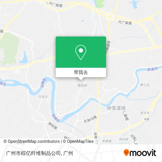 广州市棕亿纤维制品公司地图