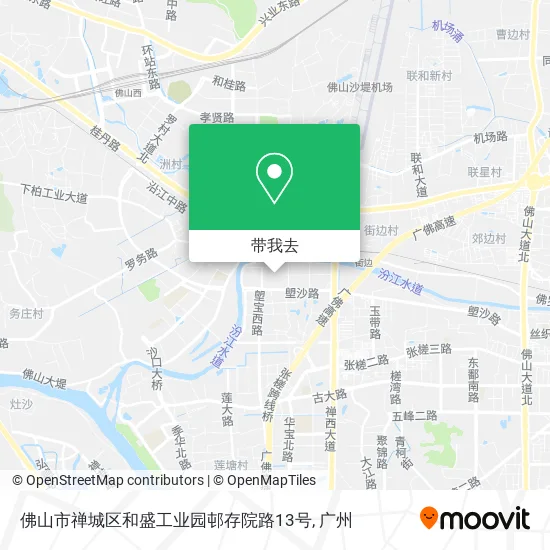 佛山市禅城区和盛工业园邨存院路13号地图
