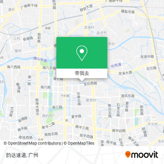 韵达速递地图