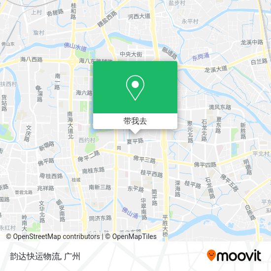 韵达快运物流地图