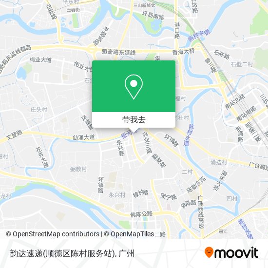 韵达速递(顺德区陈村服务站)地图