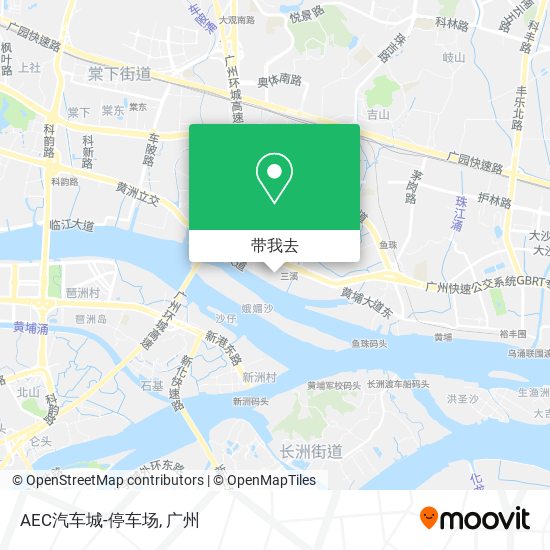 AEC汽车城-停车场地图
