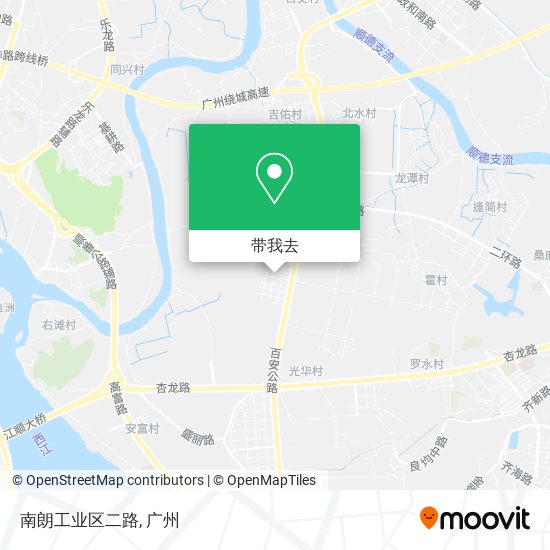 南朗工业区二路地图