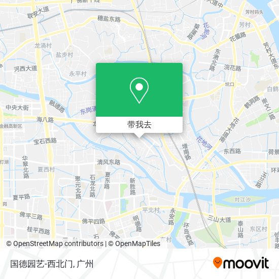 国德园艺-西北门地图