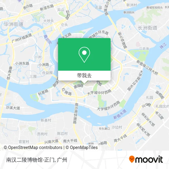 南汉二陵博物馆-正门地图