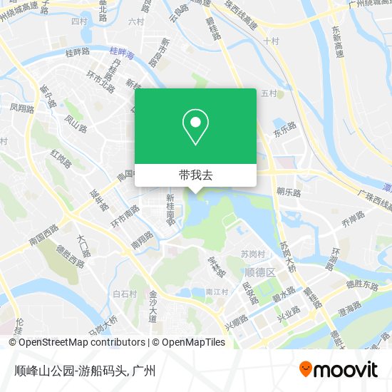 顺峰山公园-游船码头地图