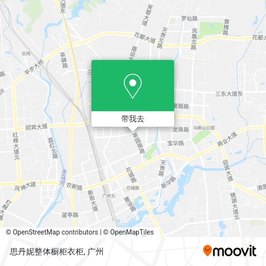 思丹妮整体橱柜衣柜地图