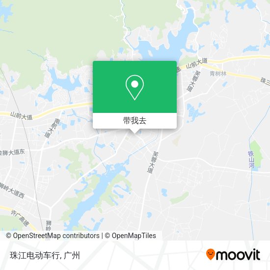 珠江电动车行地图