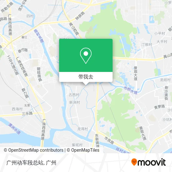 广州动车段总站地图