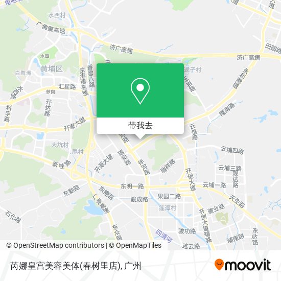 芮娜皇宫美容美体(春树里店)地图