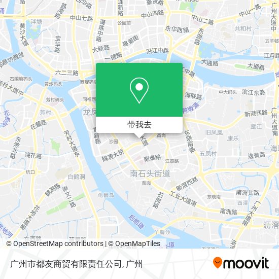 广州市都友商贸有限责任公司地图