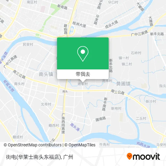 街电(华莱士南头东福店)地图