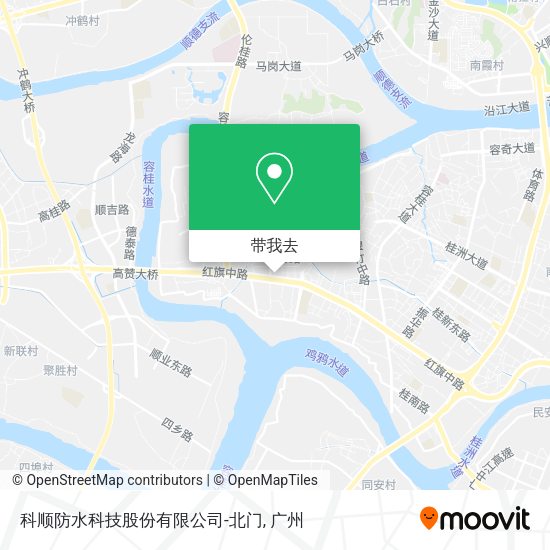 科顺防水科技股份有限公司-北门地图