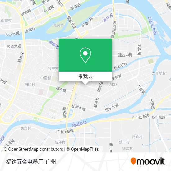 福达五金电器厂地图