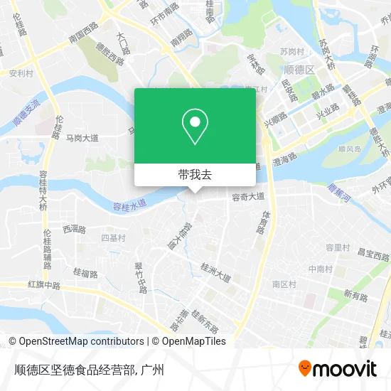 顺德区坚德食品经营部地图