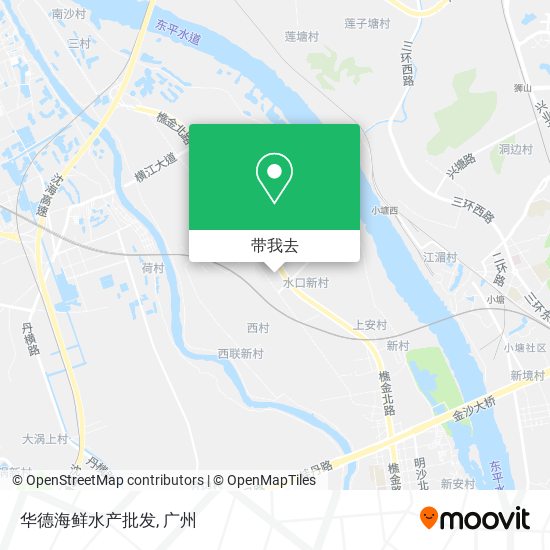 华德海鲜水产批发地图