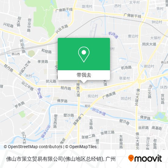 佛山市策立贸易有限公司(佛山地区总经销)地图