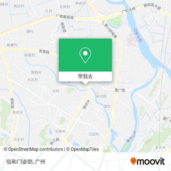 信和门诊部地图