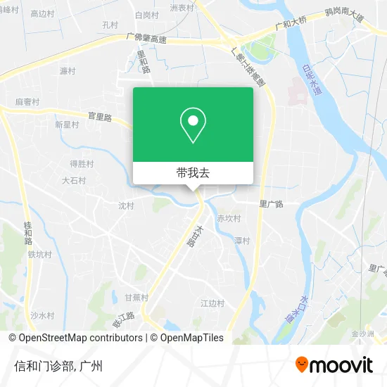 信和门诊部地图