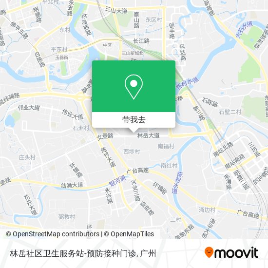 林岳社区卫生服务站-预防接种门诊地图