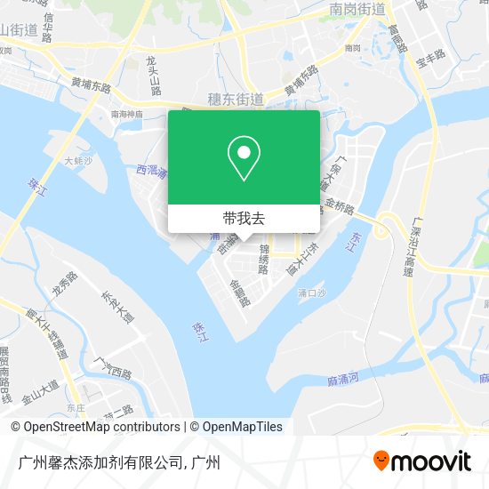广州馨杰添加剂有限公司地图