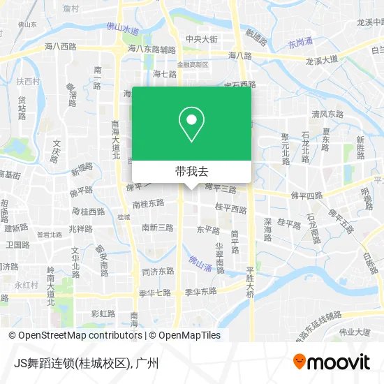 JS舞蹈连锁(桂城校区)地图