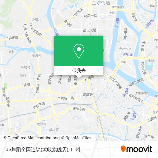 JS舞蹈全国连锁(黄岐旗舰店)地图
