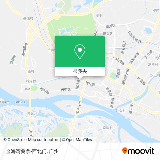 金海湾桑拿-西北门地图