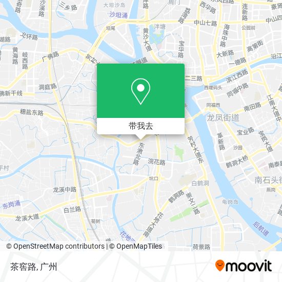 茶窖路地图