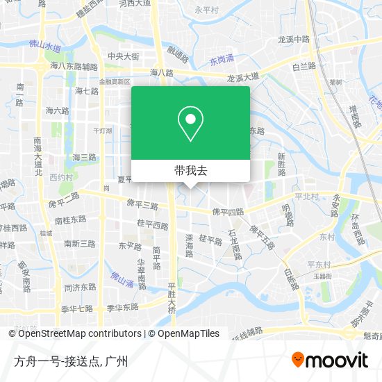 方舟一号-接送点地图