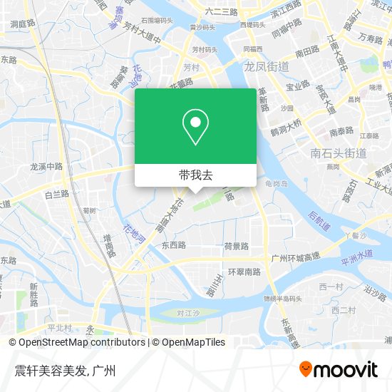 震轩美容美发地图